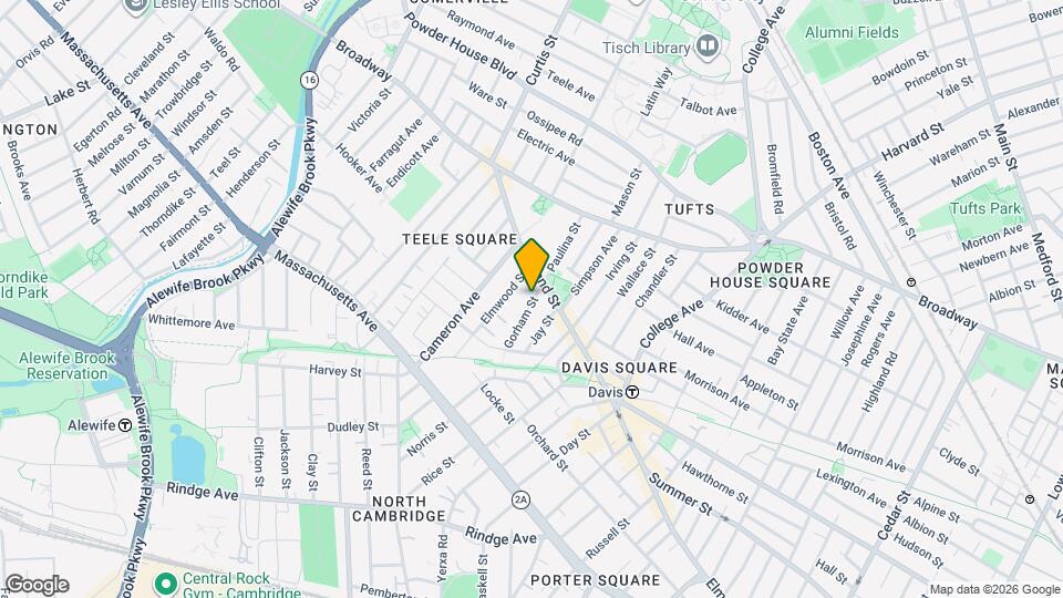 23 Gorham St, Unit 1 Map and Location Details