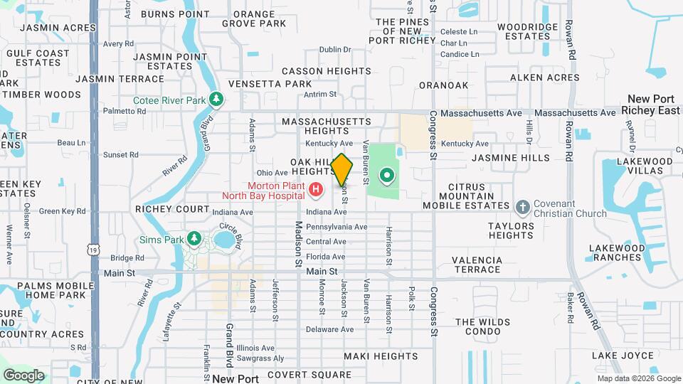 6627 Jackson St Map and Location Details