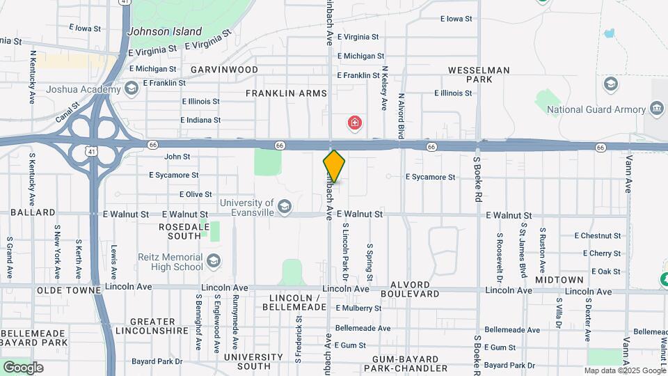 212 S Weinbach Ave Map and Location Details