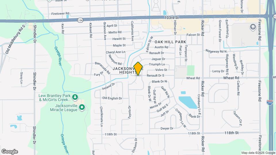 6006 Jaguar Dr W Map and Location Details