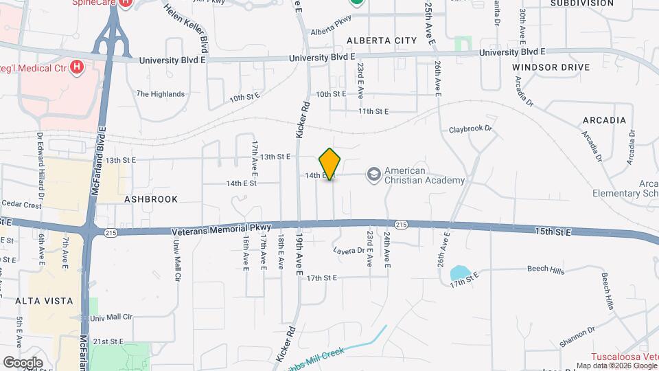 1414 21st Ave E Map and Location Details