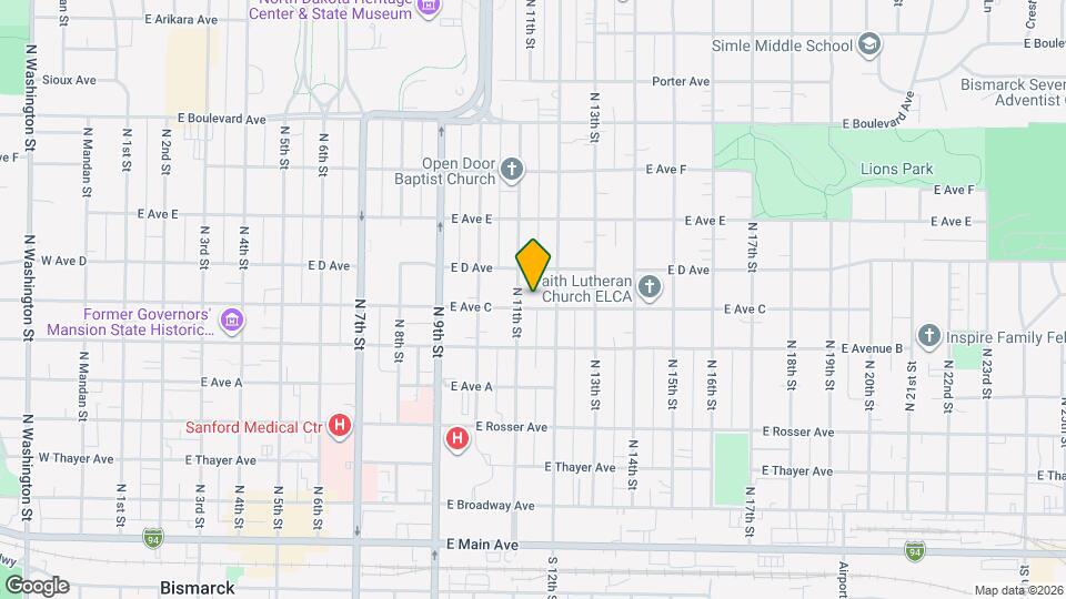 1106 E Ave C Map and Location Details