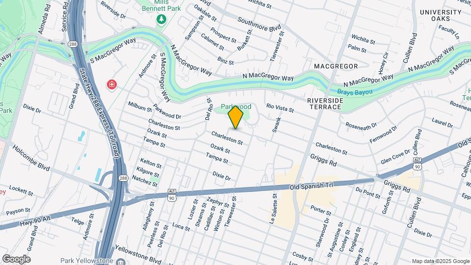 3518 Griggs Rd Map and Location Details