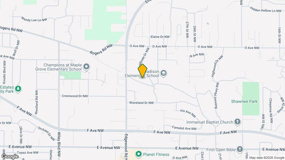 3130 Westwood Dr NW Map and Location Details