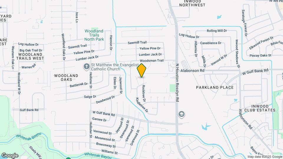 9811 Rocktree Dr Map and Location Details