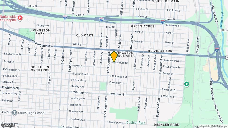 921 Miller Ave Map and Location Details