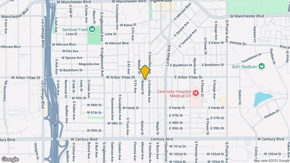 910 S Walnut St Map and Location Details