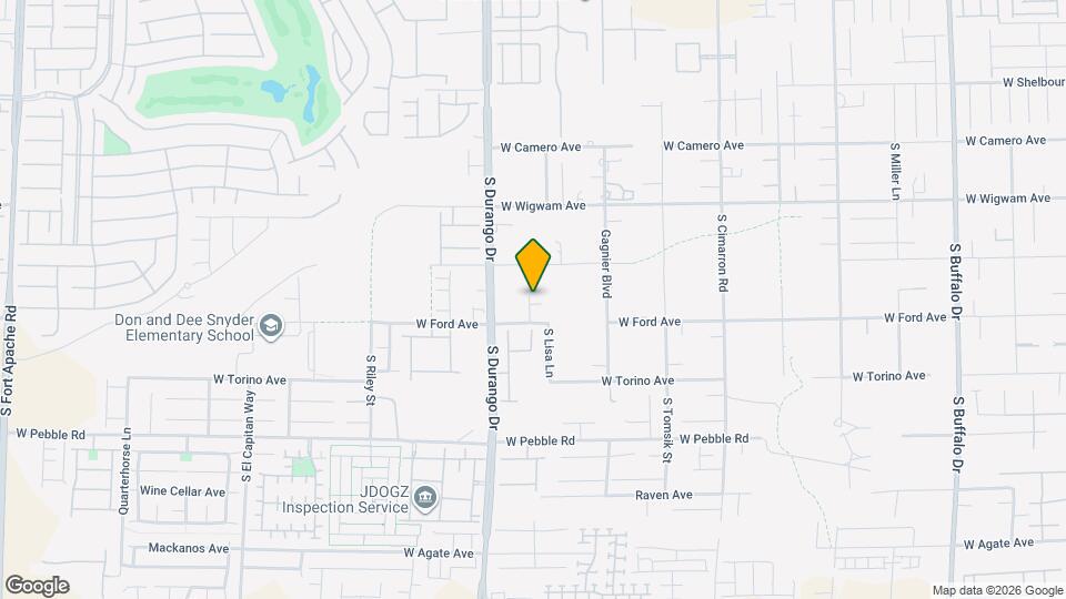 8524 Blazing Desert Ave Map and Location Details