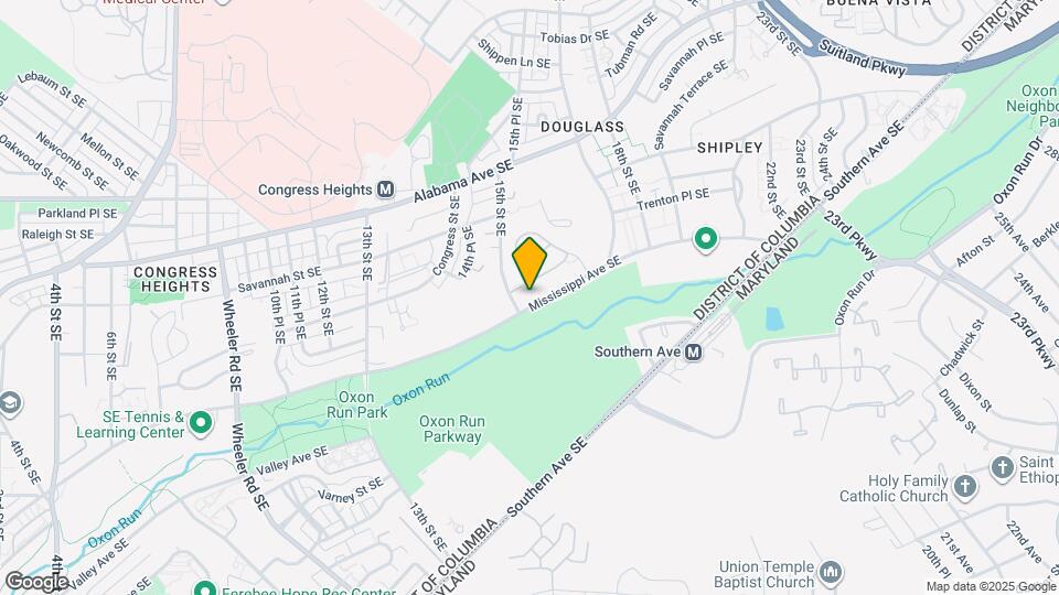 1506 Mississippi Ave SE Map and Location Details