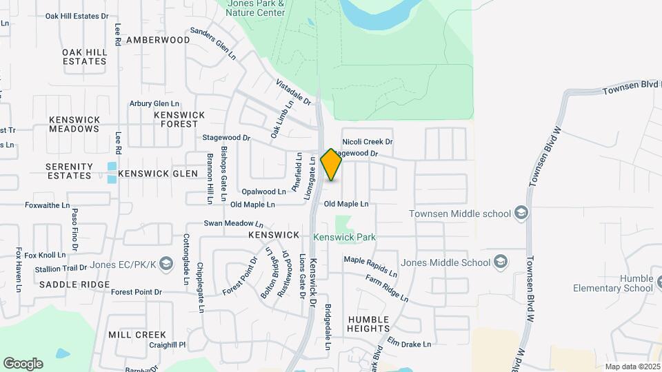 8511 Opalwood Ct Map and Location Details