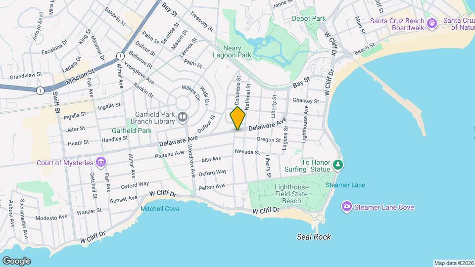 620 Columbia St Map and Location Details