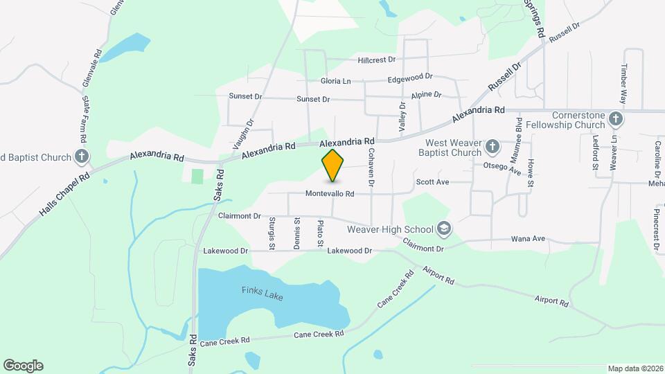 1329 Montevallo Rd Map and Location Details