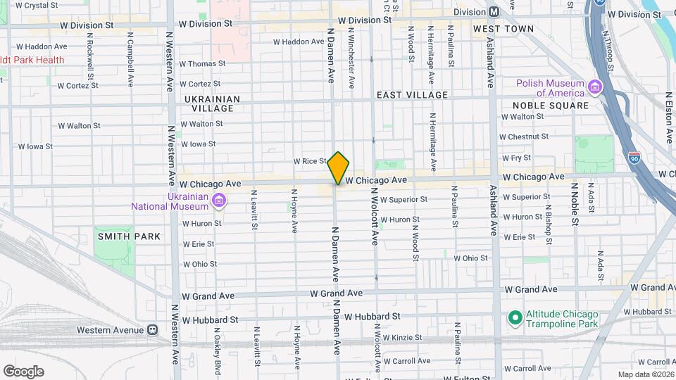 747 Damen Map and Location Details