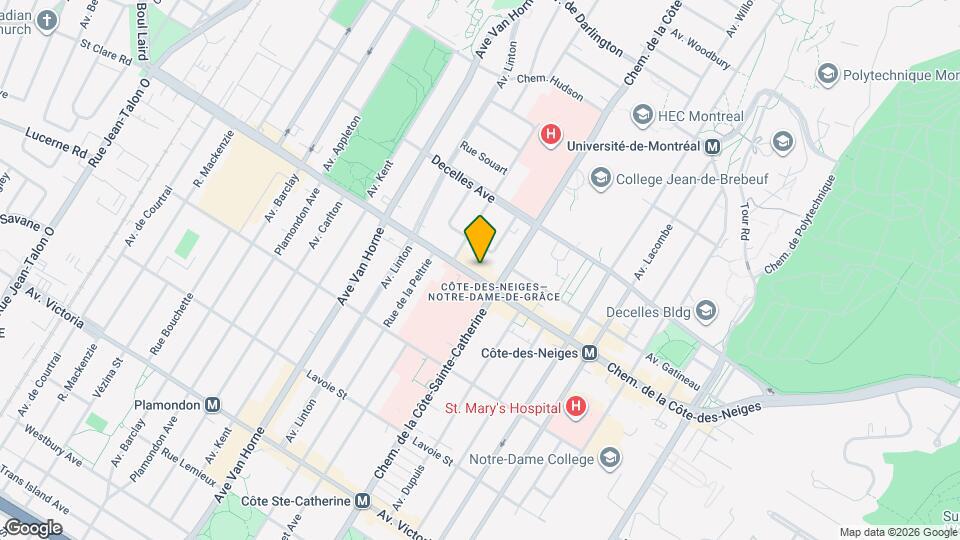 5733-5737 De La Cote-Des-Neiges Ch Map and Location Details