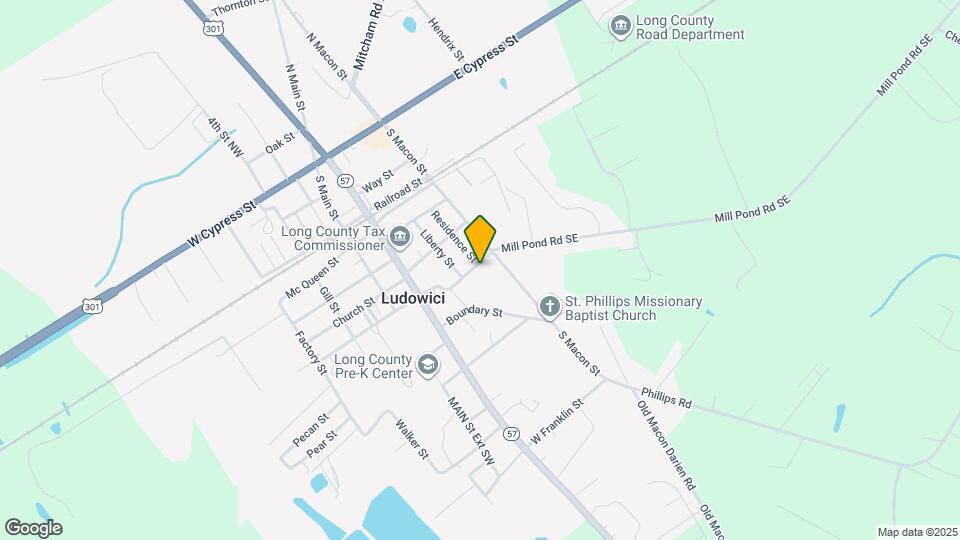 168 E Academy St Map and Location Details