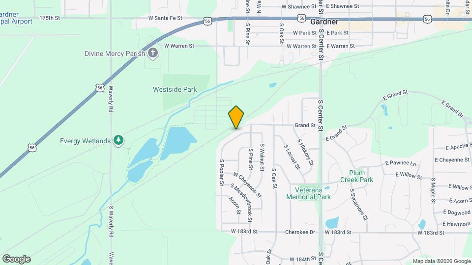 516 S Poplar St Map and Location Details