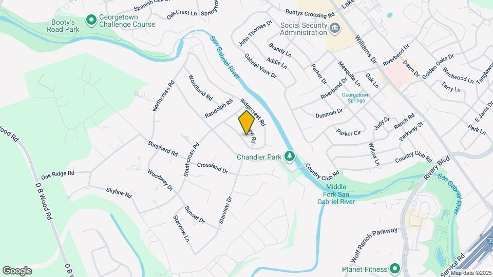 504 Ridgecrest Rd Map and Location Details