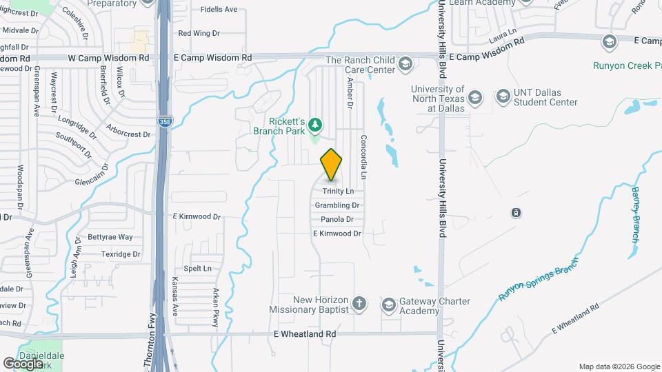 725 Trinity Ln Map and Location Details