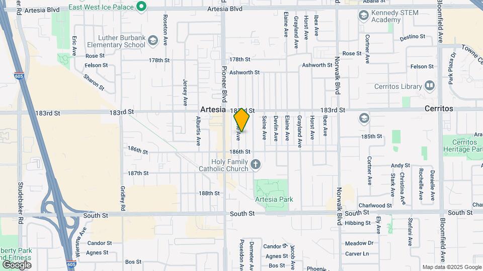 18430 Arline Ave Mapa y Detalles de la Ubicación