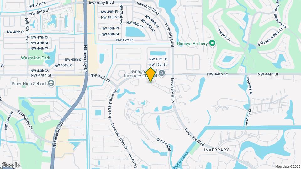 4345 NW 69th Terrace Map and Location Details