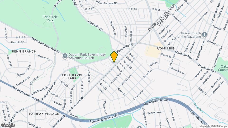 4150 Beck St SE Map and Location Details