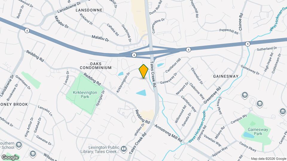 Saddlebrook at Tates Creek Map and Location Details