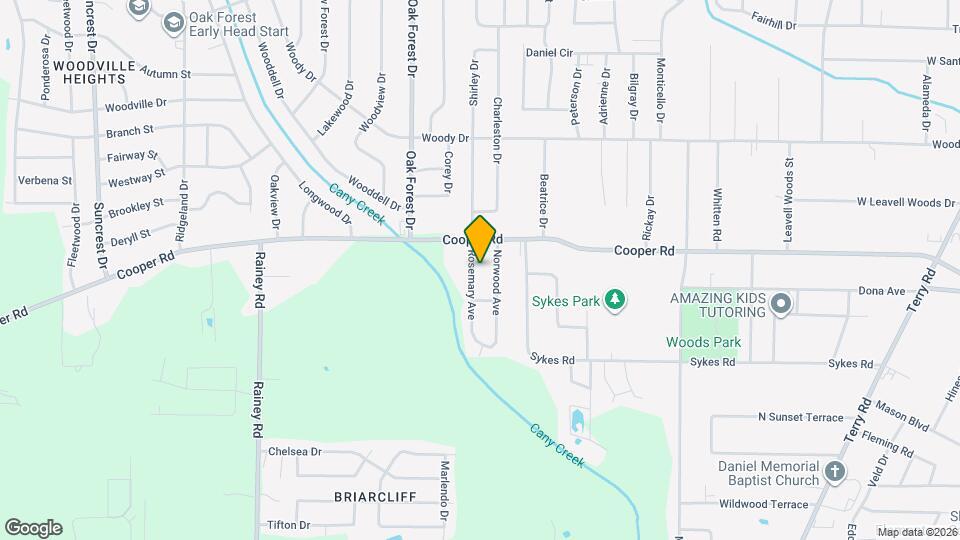 3432 Rosemary Ave Map and Location Details