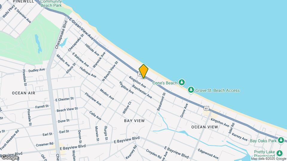 1423 E Ocean View Ave Mapa y Detalles de la Ubicación