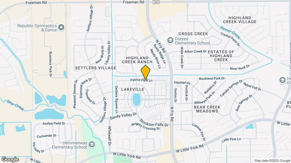 20703 Patriot Park Ln Map and Location Details