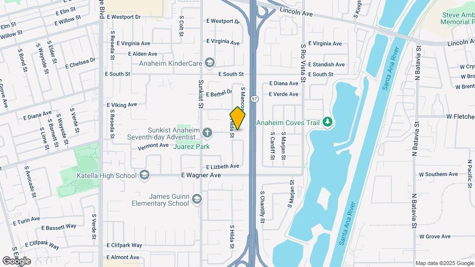 2622 E Ames Cir Map and Location Details
