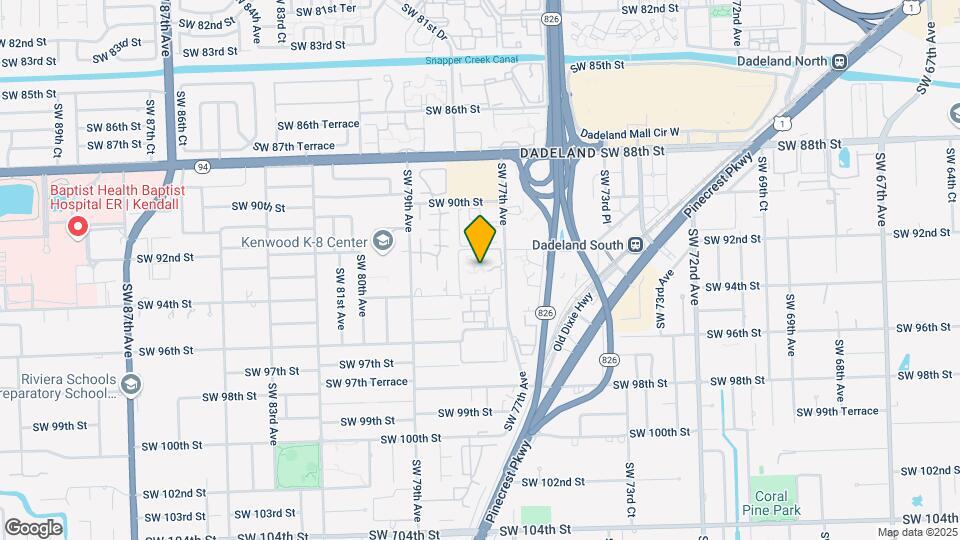 9352 SW 77th Ave, Unit H2 Map and Location Details