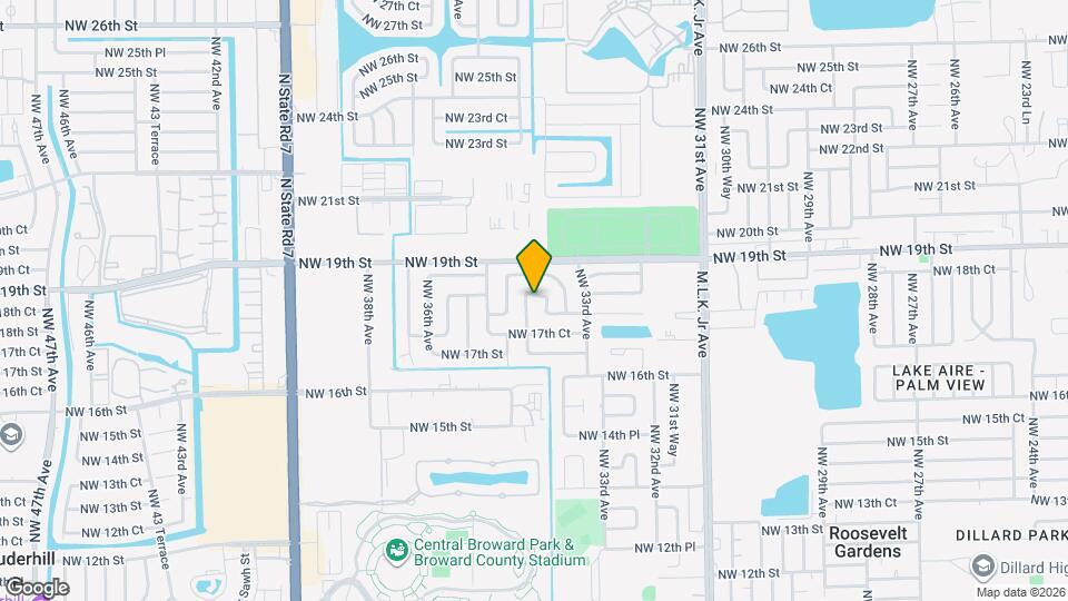 3384 NW 18th Ct Map and Location Details