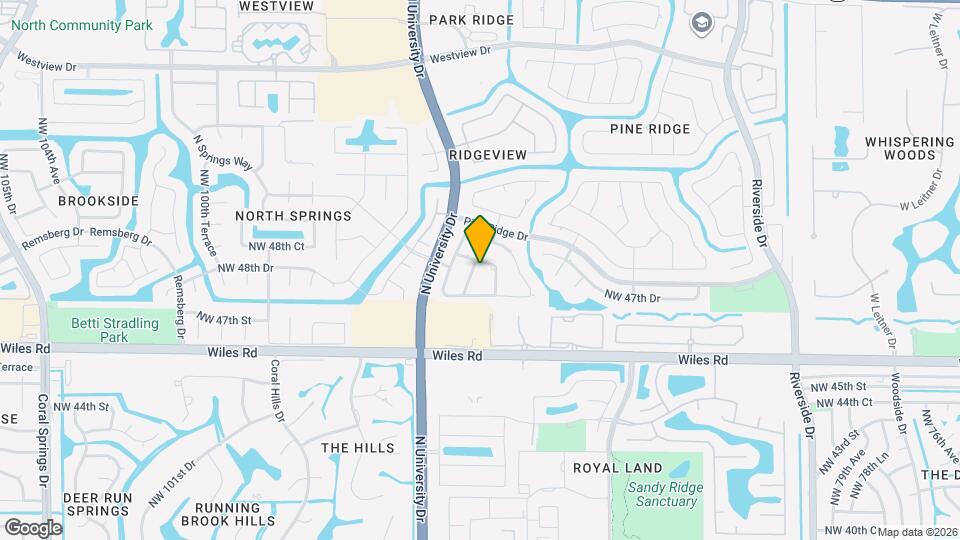 4823 NW 91st Way Map and Location Details