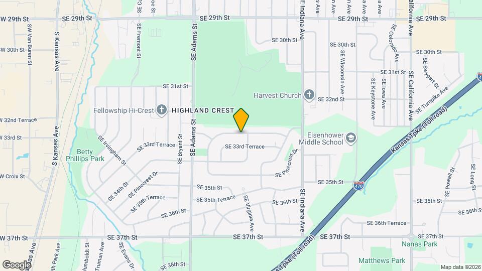 911 SE 33rd St Map and Location Details