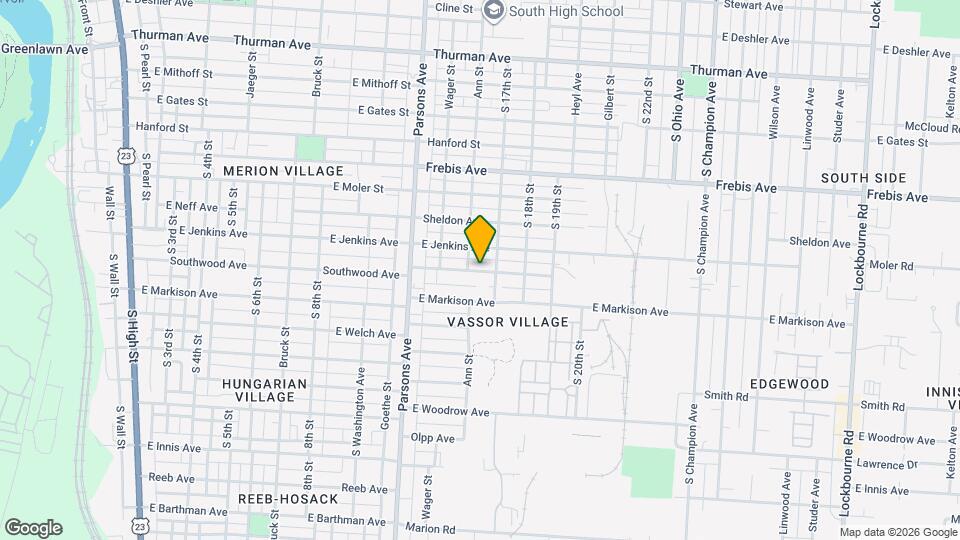 556 Southwood Ave Map and Location Details