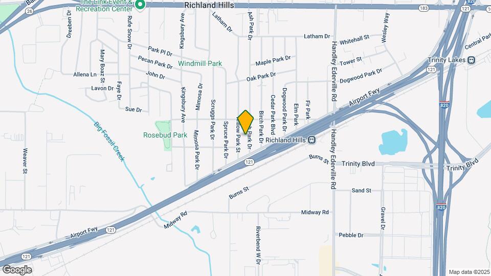 2721 Ash Park Dr Mapa y Detalles de la Ubicación