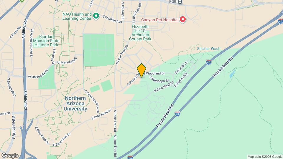 18 E Ridgecrest Dr Map and Location Details