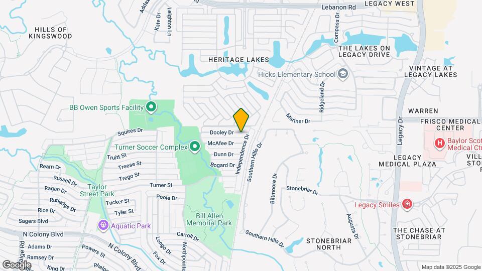 6069 Dooley Dr Map and Location Details