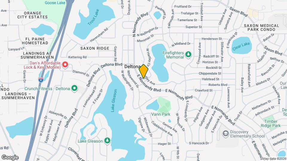 589 E Normandy Blvd Mapa y Detalles de la Ubicación