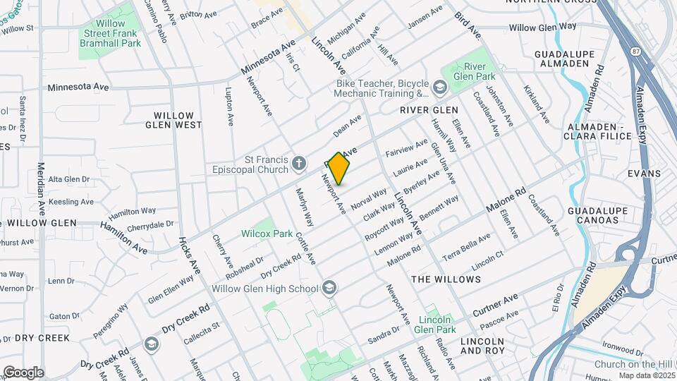 1191 Laurie Ave Map and Location Details