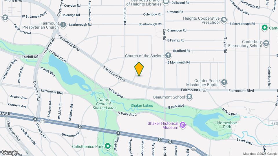 3085 Fairmount Blvd Map and Location Details