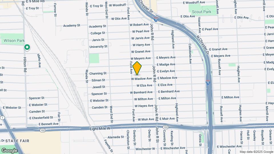 138 W Maxlow Ave Map and Location Details