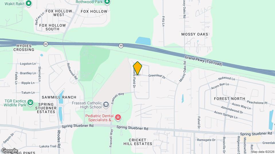 4515 Greenleaf Dr Map and Location Details