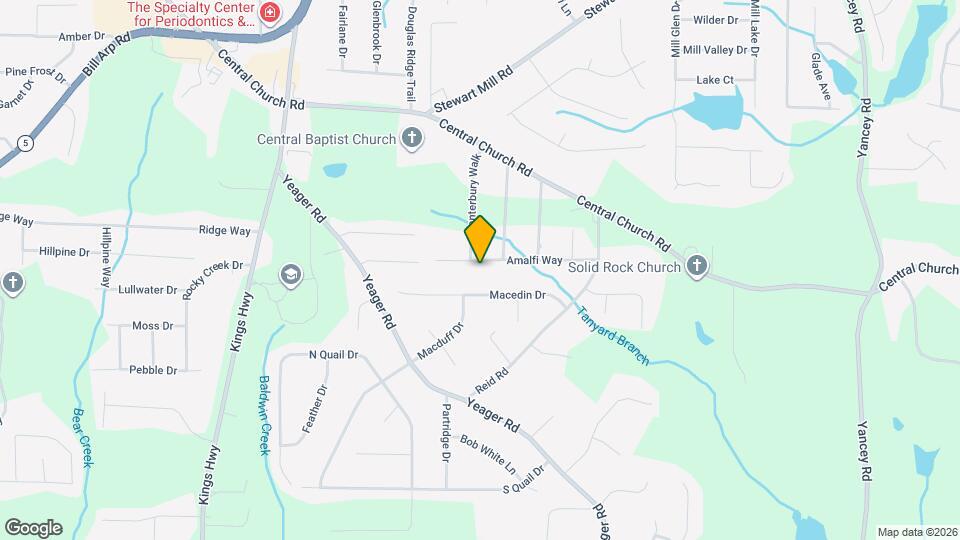 5734 Amalfi Way Map and Location Details