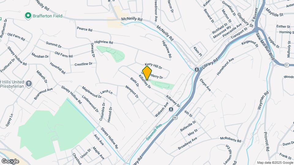 823 Killarney Dr Map and Location Details