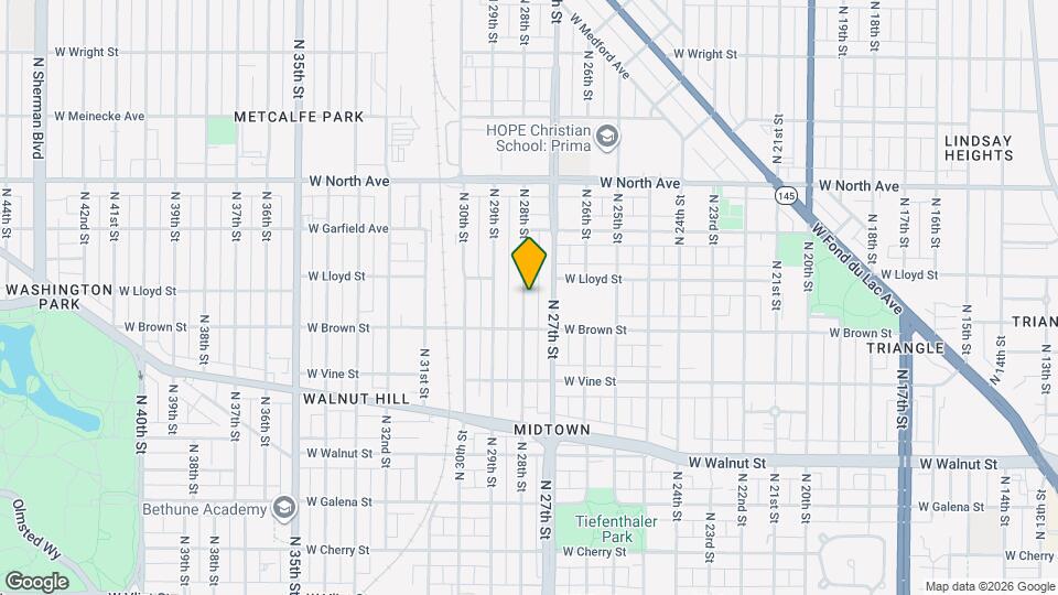 2040 N 28th St Map and Location Details