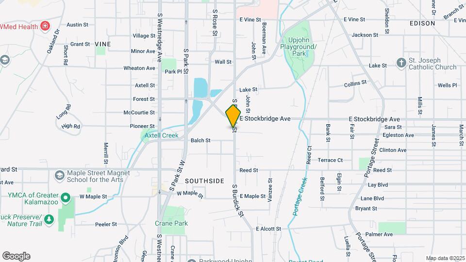 1502-1506 S Burdick St Map and Location Details