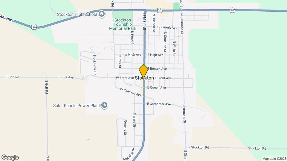 110 S Main St Map and Location Details