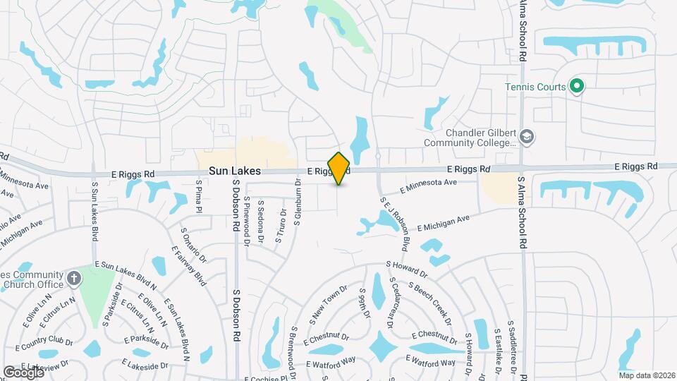 9517 E Navajo Dr Map and Location Details