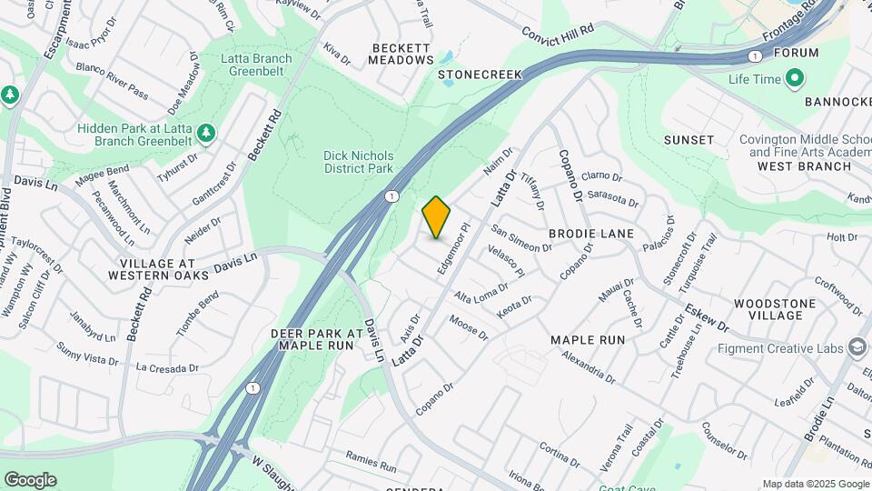 4809 Rutherglen Dr Map and Location Details